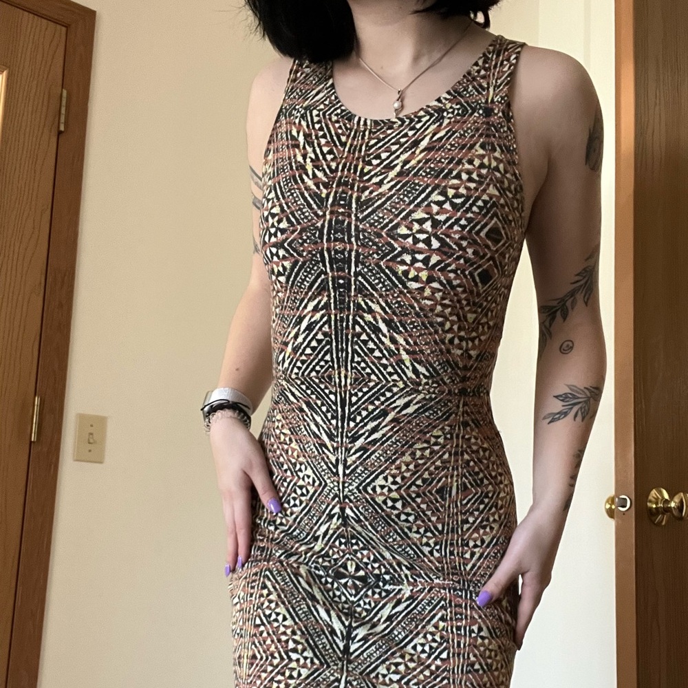 Long BILLABONG Back Cut-Out Dress!